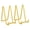 Golden 3 inches, variant on Ywmsfl 2pcs Fashionable Small Plates Holder Display Stand Set for Collectibles And Picture Frames With Elegant Designs