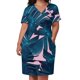 thumbnail image 3 of Vestido de verano holgado con bolsillos para mujer traje de fiesta de moda color azul plátano, 3 of 7