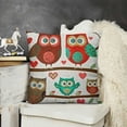 thumbnail image 2 of SHANXI Throw Pillow Covers and Square Pillowcases for Home Decor Sofa Car Bedroom Cute Painting Pillow Cases 24x24in, 2 of 5