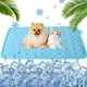 thumbnail image 1 of Manta de verano para mascotas, tapete fresco para perros y gatos, tapete de seda fría para perros, portátil, lavable, antideslizante y resistente al desgaste, para perrera, sofá, cama, tapete de polié, 1 of 7