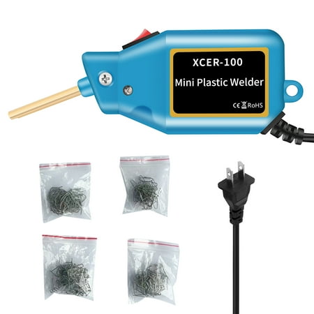 

GoolRC 2022 New Version 100W Portable Hot Stapler Welding Machine Car Kit Welder Pro Kit Welding Machine Car Kit FlatOutside CornerInside Corner/ Staples