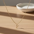 thumbnail image 5 of Deeceymbur Women Gold Initial Necklace Letter Dainty Pendant Personalized Alphabet Name Chain, 5 of 9