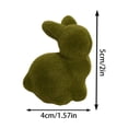 thumbnail image 3 of WUJGXI Bunny Figurine Easter Home Cute Desktop Tabletop Ornament For Living Room Decoration, 3 of 6