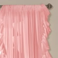 thumbnail image 2 of Reyna - Juego de Paneles de Cortina para Ventana, Color Rosa, 54 x 84 Pulgadas, 2 of 16