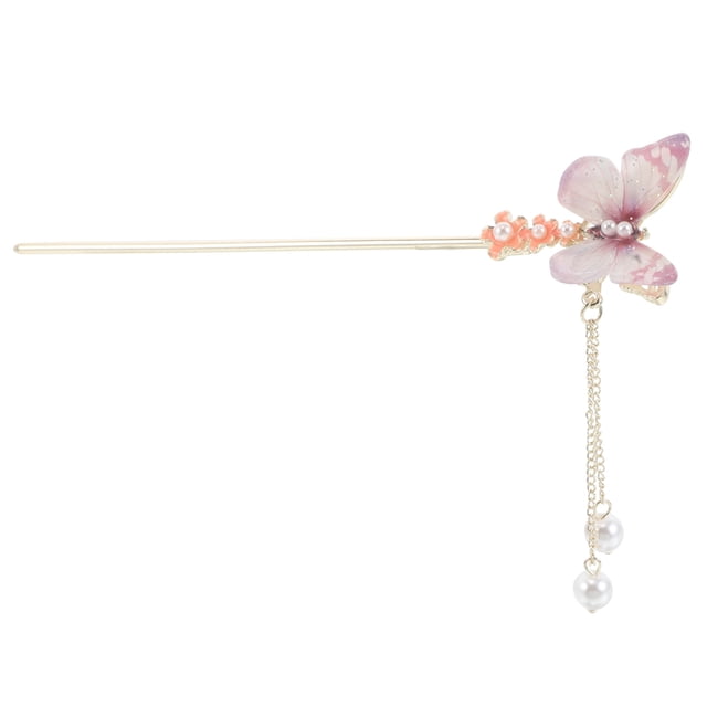 Moluckfu Horquilla China Con Floral Y Borla Para Peinados Con Estilo Y Toque Retro