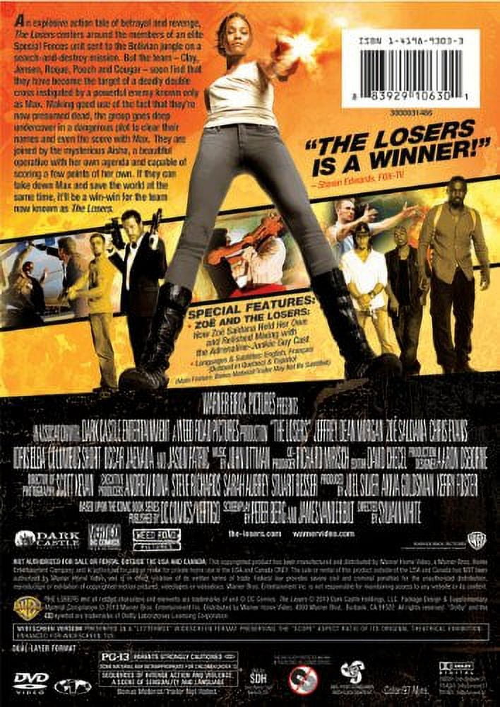 Warner Home Video: The Losers - Action & Adventure DVD, Elite