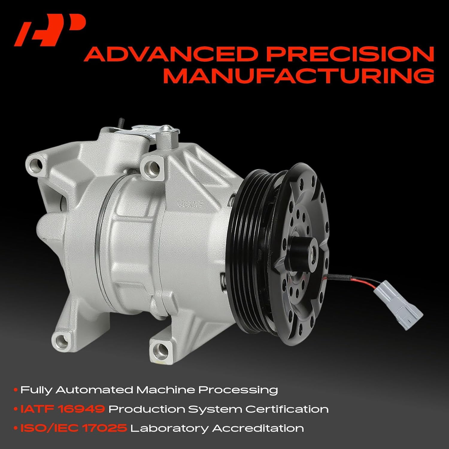 A-Premium AC Compressor with Clutch Compatible with Scion xA xB 2004-2006 L4 1.5L