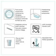 thumbnail image 4 of A&E Bath and Shower POPPY LEFT Bathtub, 4 of 8