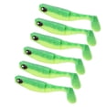 thumbnail image 4 of Señuelo falso, 6 piezas de PVC suave cebo artificial señuelo de pesca estándares líderes en la industria Jadeshay A, 4 of 8
