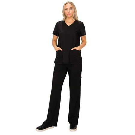 

TJM - women s medical uniform scrub sets 2-piece set