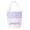 Purple, variant on Purple Purple Embroidered Rabbit Design Easter Basket Handheld Tote For Egg Hunt Treats Durable Fabric Construction For Seasonal Celebrations