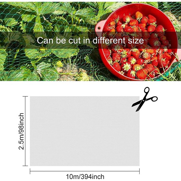 Filet Anti-Insecte Jardin 10m X 2.5m - Protection Plantes Légumes Fleurs Contre Oiseaux Et Parasites
