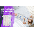 thumbnail image 2 of JEFFRICO Womens Nightgowns Sleepwear Soft Pajama Dress Nightshirts, 2 of 6