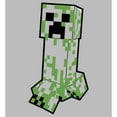 thumbnail image 2 of Girl's Minecraft Creeper Creepin' Large Graphic Tee Athletic Heather Large, 2 of 5