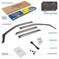 thumbnail image 6 of Goodyear Shatterproof in-Channel Window Deflectors for Chevrolet (Chevy) Blazer 2019-2026, Rain Guards, Window Visors for Cars, Vent Deflector, Car Accessories, 4 pcs - GY008035, 6 of 8