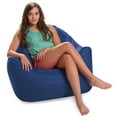thumbnail image 4 of Posh Creations Malibu Bean Bag Chair Lounger, Kids, 2.8 ft, Navy, 4 of 6