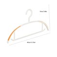 thumbnail image 4 of Household Clothes Hanging Rack, Narrow Clothes Drying Support with Angled Shoulder Design, Thickened Reinforced Clothes Airer for Indoor Garment Drying Storage, 4 of 5