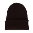 thumbnail image 1 of Qarigey Gorros Beanie Gorros de punto Unisex Skullcap manga hilo multifuncional a prueba de viento accesorios para el cabello para deportes al aire libre Sombreros Café oscuro Qarigey AP010147-15, 1 of 5
