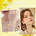 thumbnail image 5 of 100Pcs Handmade Printed Porcelain Beads Sets Round Yellow 6~10mm Hole: 1.6~2mm DIY, 5 of 6