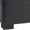 thumbnail image 3 of Safavieh Grande Banquette de Rangement en Cuir Touffeté Vierge en Marron, 3 of 5