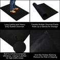 thumbnail image 5 of A1HC Natural Rubber Fingertip Entrance Floor Mat, 36"x60", Black Scraper Stud Mat, Premium Non-Slip Door Mat for Home, Garage & Commercial Use, 5 of 7