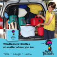 thumbnail image 5 of ? Acertijos de palabras - Juego de acertijos para niños, adolescentes y adultos - Rompecabezas divertidos y divertidos - Gran juego de cartas para niños/juego de viaje divertido - 150 tarjetas de acer, 5 of 5