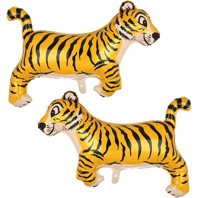 uds globos de tigre Baby Shower Wild One Safari Zoo Jungle tema cumpleaños fiesta globo decoración suministro WD.WDQZL Hogar