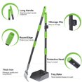 thumbnail image 4 of Niubya Pooper Scooper for Dogs, Metal Poop Scooper Tray and Rake Set with Adjustable Long Handle, Dog Pooper Scooper for Pet Waste Removal, 4 of 4