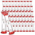 thumbnail image 2 of 50 Pcs Sand Timers, 1 Minute Sand Timers in Bulk for Little Ones, Plastic Covered Hourglass Timers with White Sand for Games, Mini Sand Clocks for Classrooms, Homes, Compact Countdown Tools, 2 of 6
