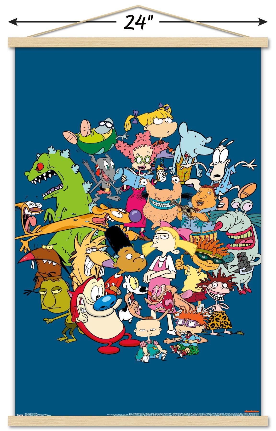 Nickelodeon Group Wall Poster with Magnetic Frame, 22.375" x 34"
