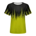thumbnail image 5 of Otvok Tops for Womens 2024 Summer Casual Fashion Print T-Shirt Short-Sleeve Crew-Neck Top/Shirt, 5 of 6