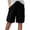 A-Black664, variant on Airy Gauze Shorts For Women Relaxed Fit Drawstring Waist Thigh Length Breathable Casual Vacation Lounge Pant