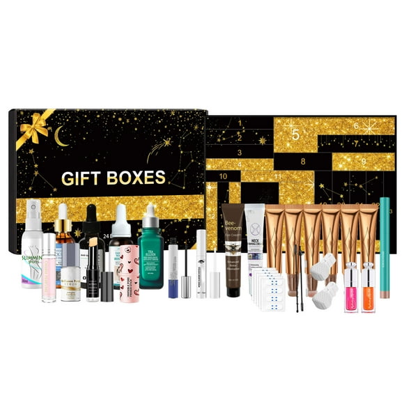 Beauty Advent Calendar 2024 Makeup Set Countdown Calendar Christmas Advent Calendar With Makeup Set For Girls 24 Day Makeup Calendar With Lipstick Lip Gloss Concealer 100ml