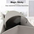 thumbnail image 4 of Tissue Box Cover, Modern PU Leather Square Tissue Box Holder for Creative Decorative, Ideal for Bathrooms/Office/Car/Dining Table, 5"X5"X5", 4 of 6