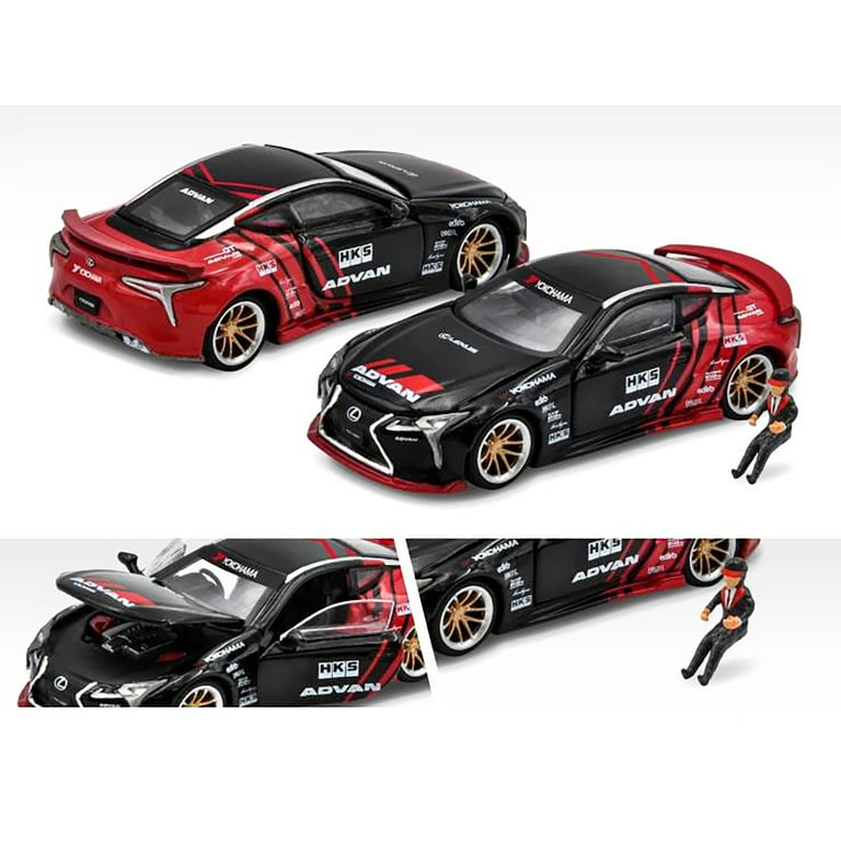 Lexus LC500 RHD Black and Red ADVAN Livery 