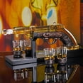 thumbnail image 4 of Set de Licorera de Whisky VYLPM en Forma de Pistola con 4 Vasos de Trago de 380mL, 4 of 7