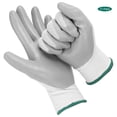 thumbnail image 1 of Guantes de nitrilo, 12 pares de guantes protectores de nitrilo profesionales Guantes de seguridad Integración perfecta, 1 of 8