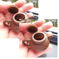 thumbnail image 1 of Oleegame 2PC Produce Storage Details About Tea Infuser Strainer Silicone Tea Bag Leaf Filter Diffuser Brown, 1 of 3