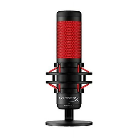 HyperX - QuadCast Wired Multi-Pattern USB Electret Condenser Microphone