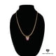 thumbnail image 1 of Collar de oro de 14 quilates con colgante de Animada, el mejor regalo unisex para madre, padre, novia, novio, ella, él, collar de cadena cubana de 14 quilates de Aria Jeweler Inc, 1 of 5