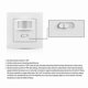 thumbnail image 4 of Indoor Motion Detector, Recessed Wall Mount, Adapted Led, Infrared Sensor, Programmable, Range 9m/160, 3 Wires, 4 of 5