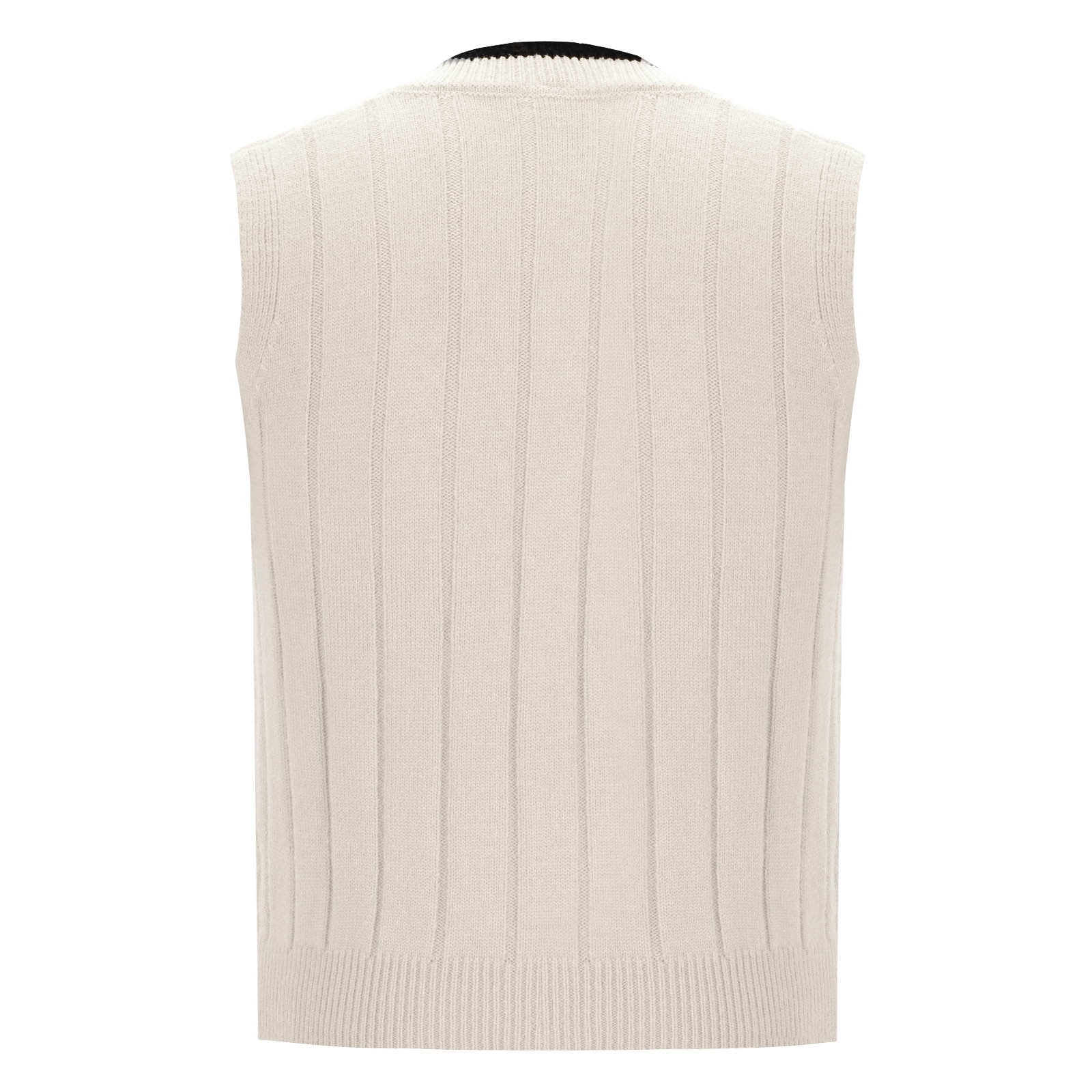 Ofreoo Men Waistcoat Knitting Top Sleeveless Casual V-neck Top Bottom Llayer Shirt Work Vest for Men Gift for Adults