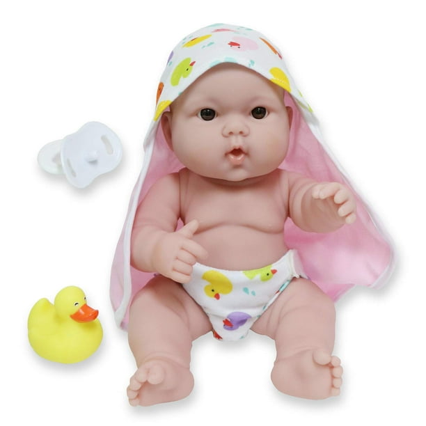 Juego de vinilo Doll JC Toys Lots to Love Babies, 14 unidades, con set de baño