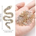 thumbnail image 4 of BRILLAR 10 Uds. dijes para decoración de uñas en forma de serpiente con diamantes de imitación, 4 of 5
