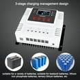 thumbnail image 3 of yeacher MPPT Intelligent Solar Charges Controller Mobilephone App Control Real-time Data Monitoring Device LED Display 12V/24V Controllers for Leadacid Ternary Lithium and Lithium-iron Batteries, 3 of 8