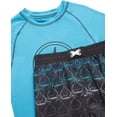 thumbnail image 2 of iXtreme Boys Rash Guard Set - 2 Piece UPF50+ Quick Dry Short Sleeve Swim Shirt & Swim Trunks for Boys, 2 of 6