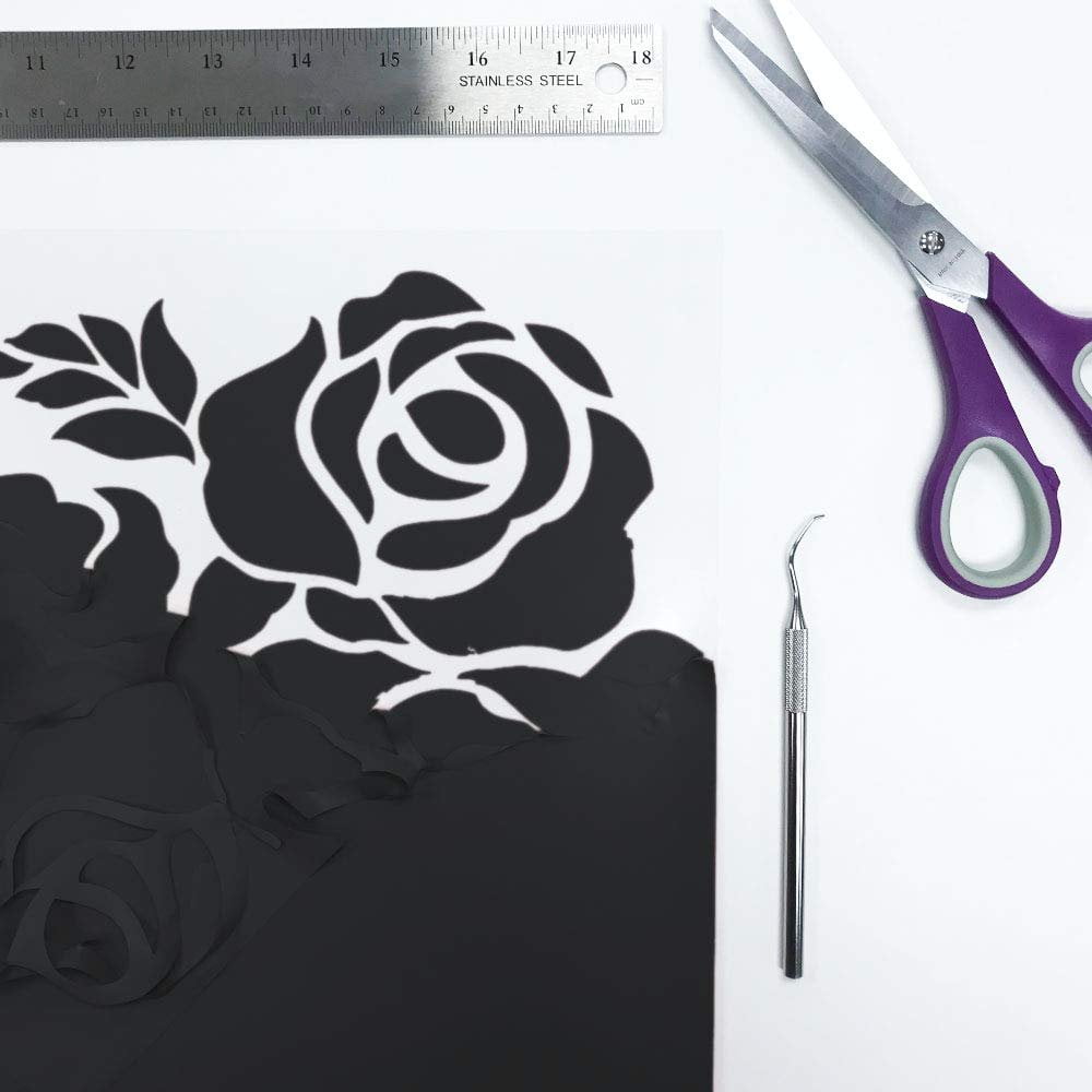 Siser EasyWeed Extra HTV 15"x3yd - Iron on Heat Transfer Vinyl for Nylon Black