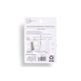 thumbnail image 5 of Mainstays, Double Hook Satin Nickel Metal Hooks, for Hanging Towels and Coats, 10 lbs Capacity, 1 Pc, 5 of 7