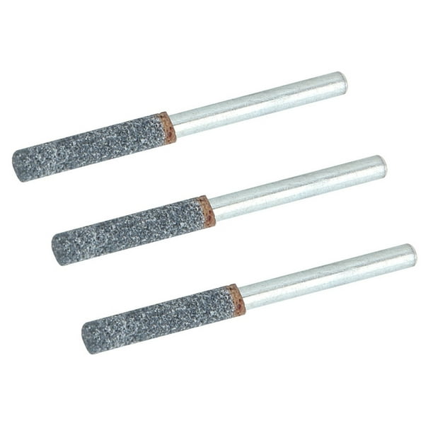 Afilador De Motosierra De Diamante De 4mm Y 5/32 Pulgadas, Herramienta De Afilado De Limas De Piedra Para Herramientas Giratorias, Juego De 3