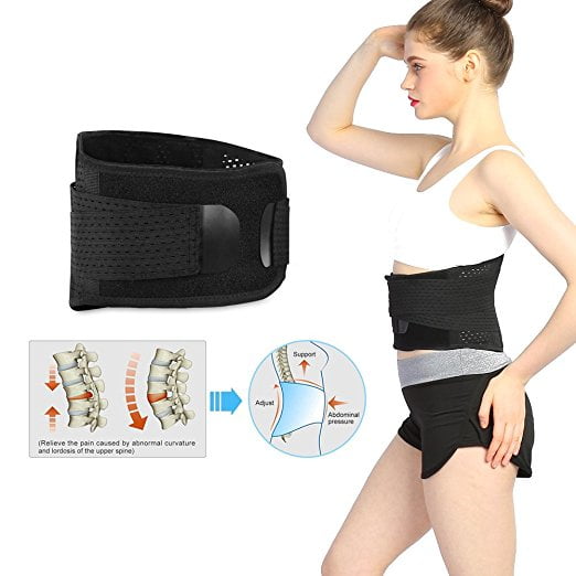 Spinal Stenosis Lower Back Support Brace- Lumbar Support Belt- Pain and Discomfort Relief from Sciatica Backache L Spine Injury Prevention- Posture Corrector by ZSZBACE Slipped Disc 
